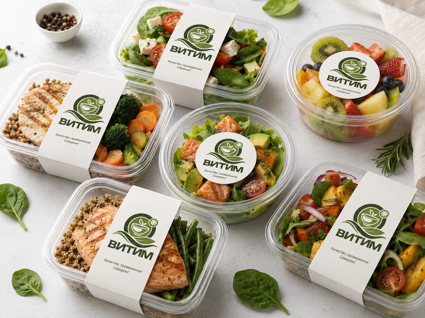 Food branding и меню